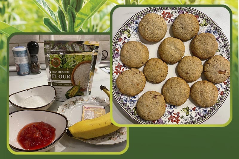 Lenten Sesame Seeds Flour Cookies Recipe